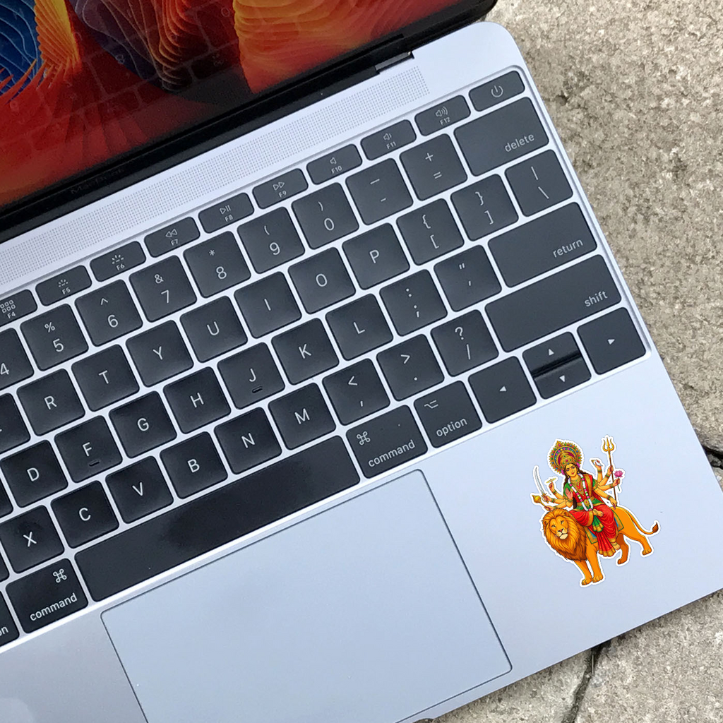 Durga Maa Sticker for Laptop, Mobile and Collection