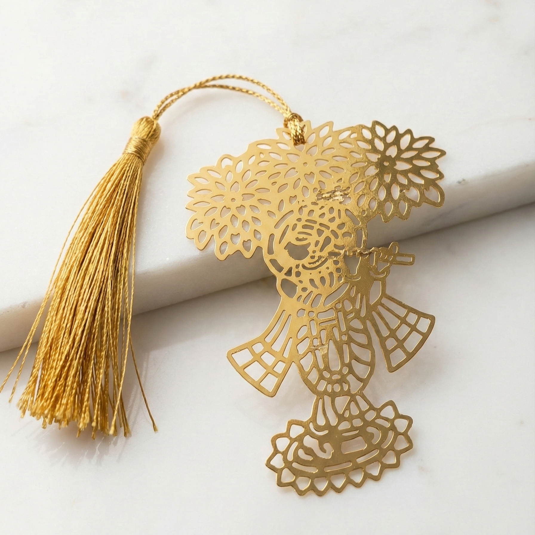 Divine Golden Metal Bookmarks Bundle (Set of 6)