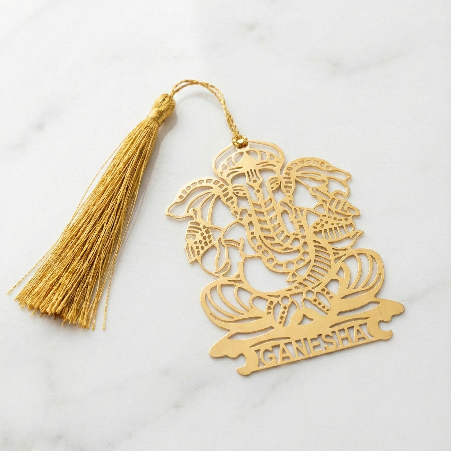 Divine Golden Metal Bookmarks Bundle (Set of 6)