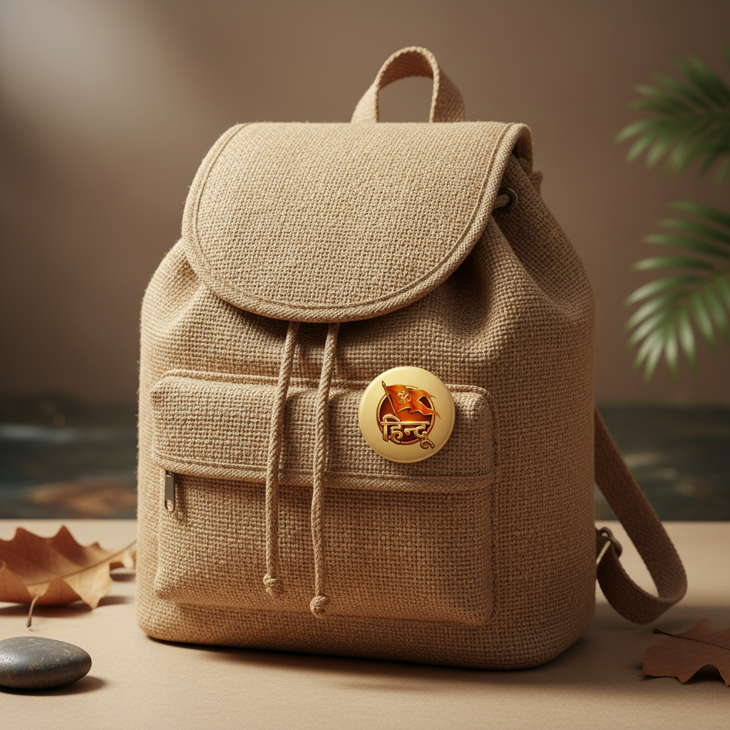 Hindu Name and Symbols Pin Badge & Fridge Magnet