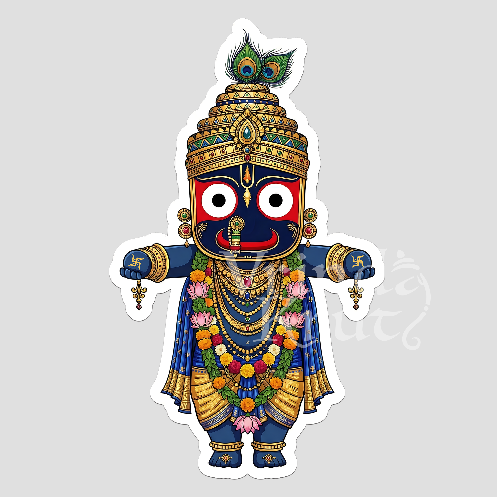Jagannath Sticker for Laptop, Mobile and Collection