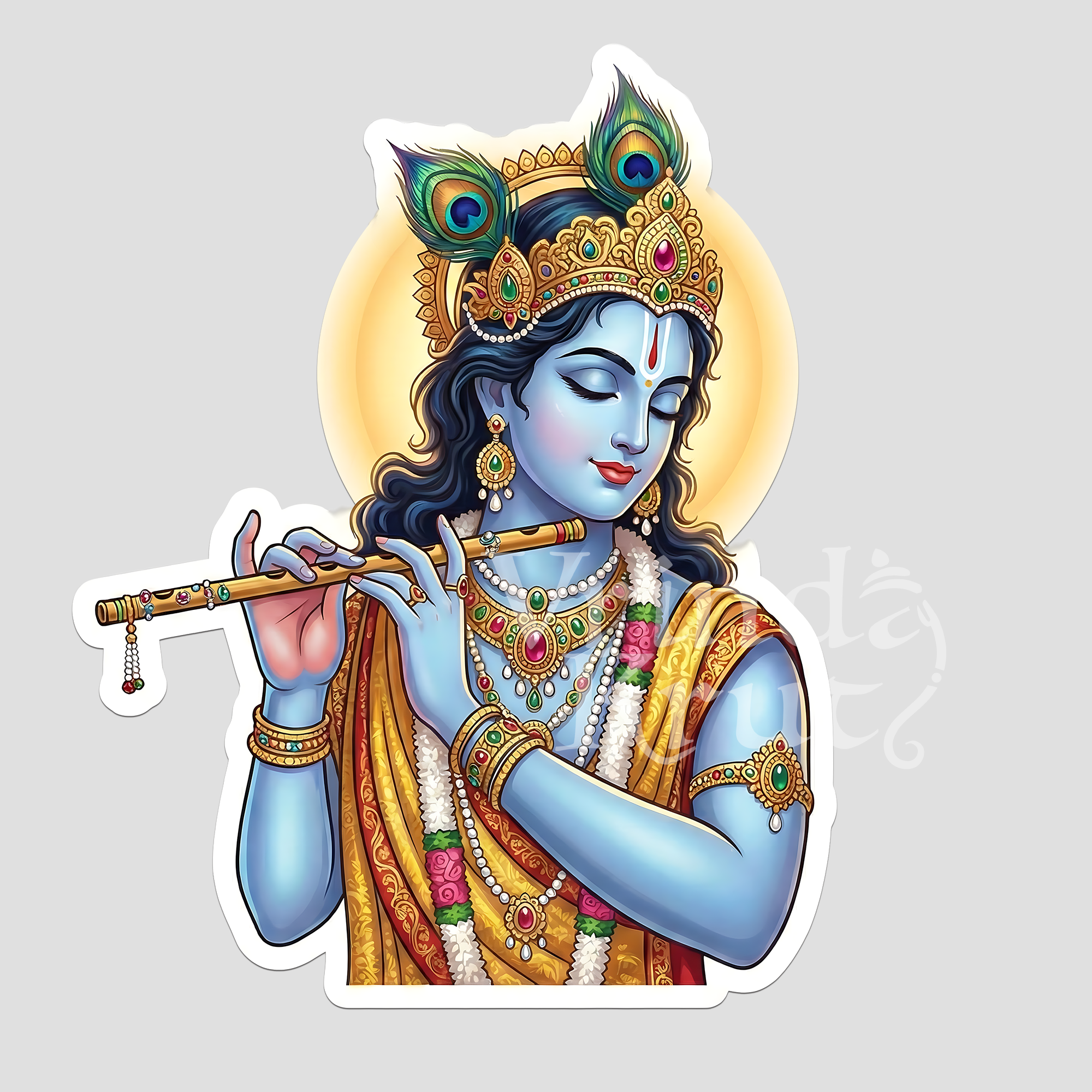 Krishn Sticker for Laptop, Mobile and Collection