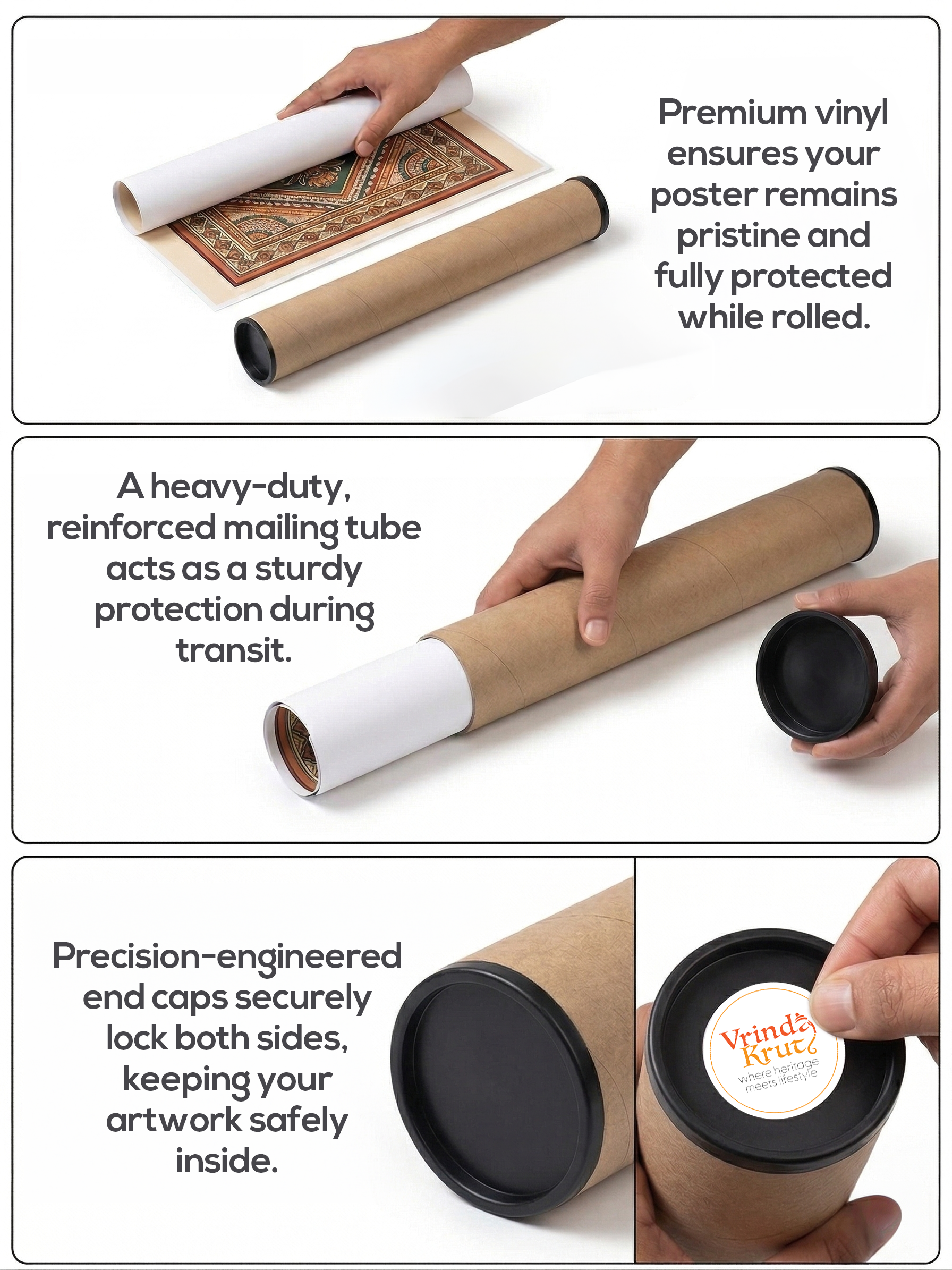 Bhagwan Vishnu Divine A3 Vinyl Poster with Sloka