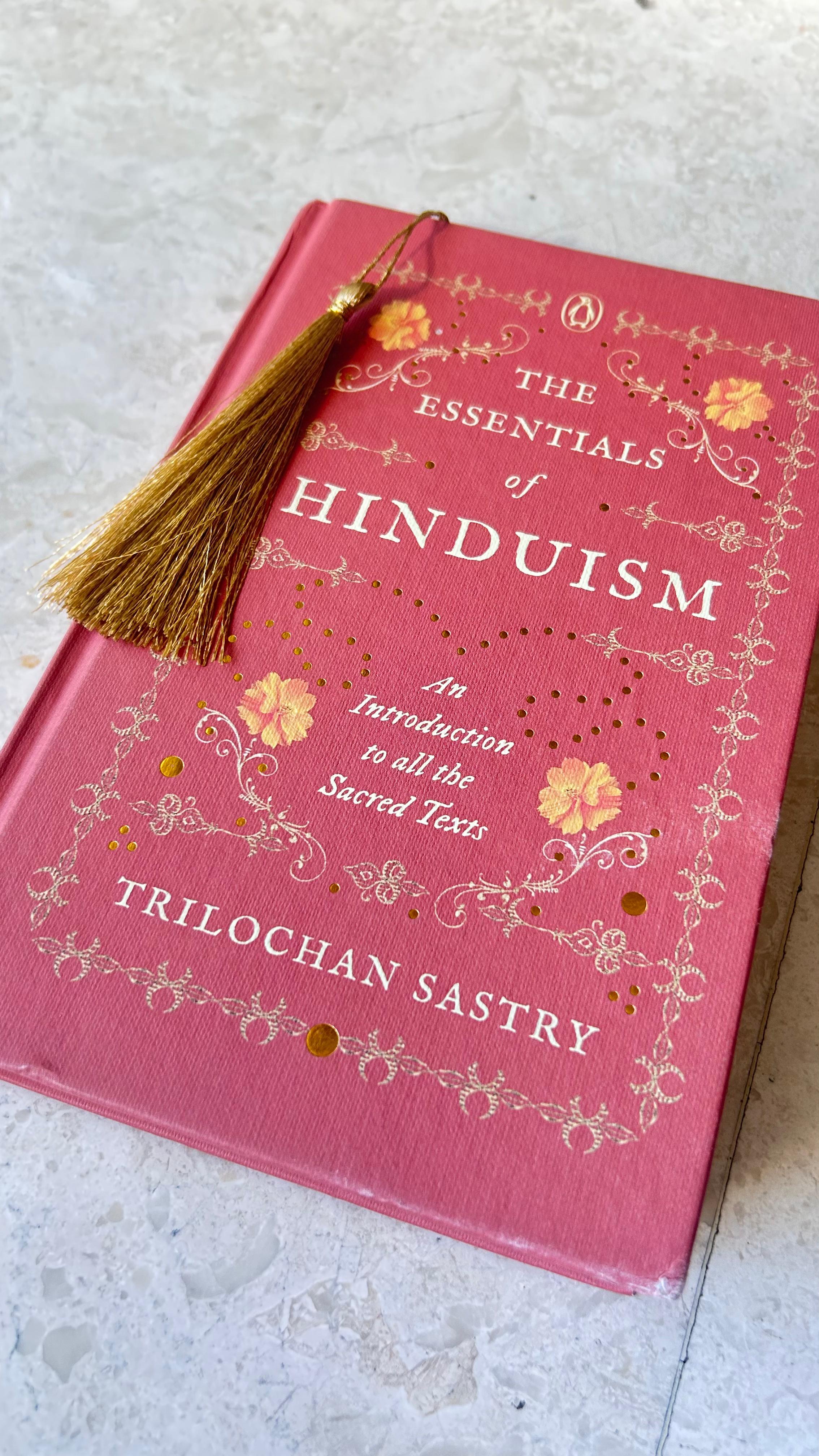 Yog, Meditation and Seven Chakras  - Metal Bookmark with Golden Thread and Tassel